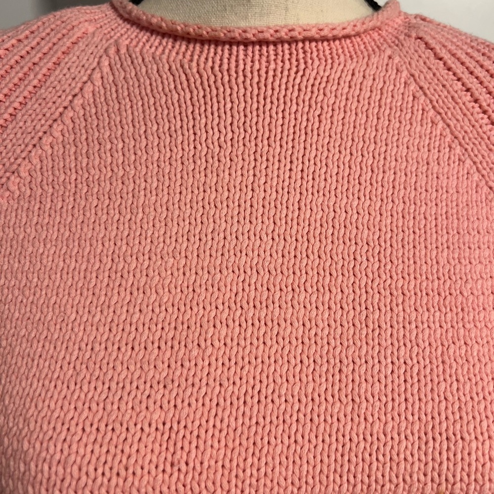 J. Crew Pink Women's Cowl & Turtleneck Sweater - Picture 8 of 9